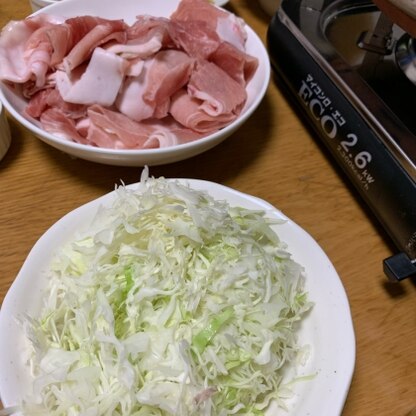 たくさん野菜とお肉が食べられました♪ごちそうさまでした♡